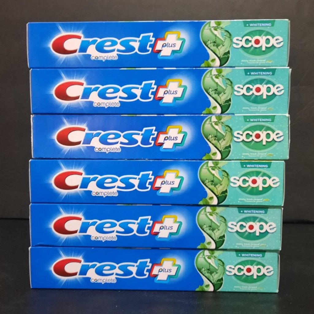 Toothpaste Crest Plus Complete + Whitening Scope 6 Pcs.